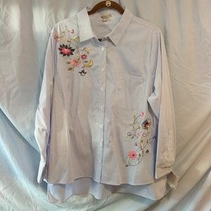 Emroidered Dress Shirt - NWT